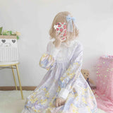 Gothic Lolita Harajuku Style Clothing Lolita Dress Long Sleeve Op Cute Dress for Women