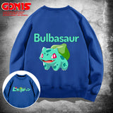 Men And Women Pokemon Pikachu Hoodie Pokémon Round Neck Sweater