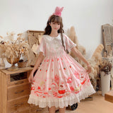 Gothic Lolita Harajuku Style Clothing Autumn Dress Op Japanese Style Dress