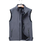 Mens Golf Vest Sports Slim Jacket Men's Sport Leisure Vest Spring and Autumn Outdoor Casual Vest Men