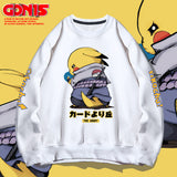 Men and Women Pokemon Pikachu Hoodie Y Detective Joint Name Sweater
