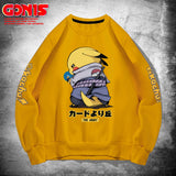 Men and Women Pokemon Pikachu Hoodie Y Detective Joint Name Sweater