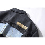 Arrow Denim Jacket Jean Coat off Ow Arrow Owt  Denim Jacket for Unisex