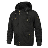 Tactics Style Men Outdoor Windproof Coat Men Casual Jacket Men's plus Size Coat Casual Workwear Jacket Men