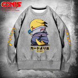 Men and Women Pokemon Pikachu Hoodie Y Detective Joint Name Sweater