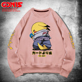 Men and Women Pokemon Pikachu Hoodie Y Detective Joint Name Sweater