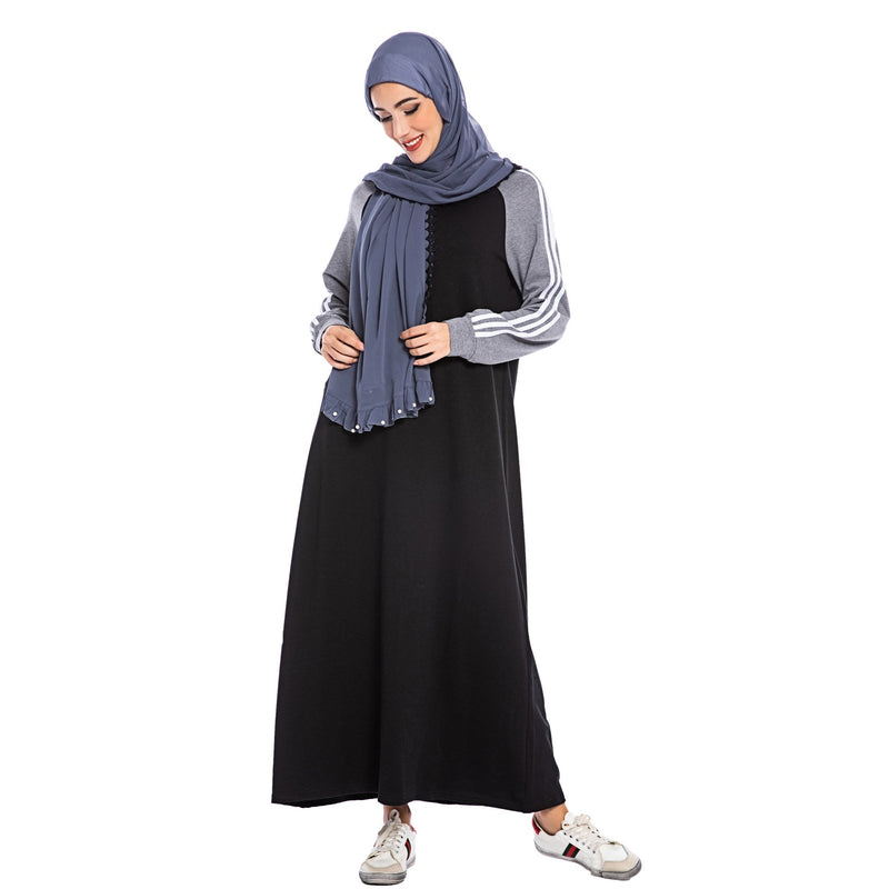 Muslim Women Stylish Kashibo Abaya Muslim Ladies Long Gown Islamic Clothing Jilbab Jalabiya Fashion Plus Size Sweater Dress