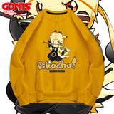 Men and Women Pokemon Pikachu Hoodie Loose Teen Student Top