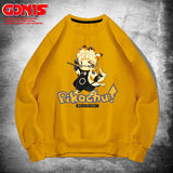 Men and Women Pokemon Pikachu Hoodie Loose Teen Student Top