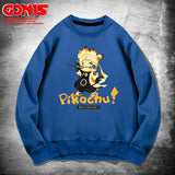 Men and Women Pokemon Pikachu Hoodie Loose Teen Student Top