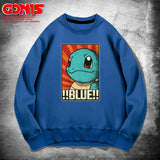 Men and Women Pokemon Pikachu Hoodie Pokémon round Neck Sweater