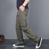 Tactics Style Outdoor Casual Pants Outdoor Men's Casual Pants plus Size Straight Overalls Trousers