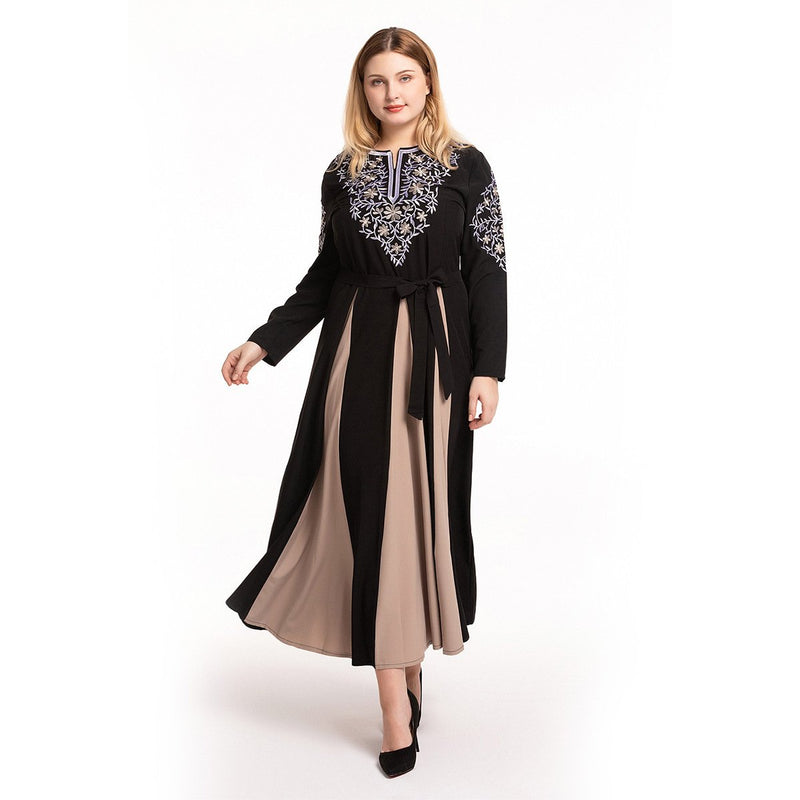 Muslim Women Stylish Kashibo Abaya Muslim Ladies Long Gown Islamic Clothing Jilbab Jalabiya Maxi Dresses Casual Fashionable