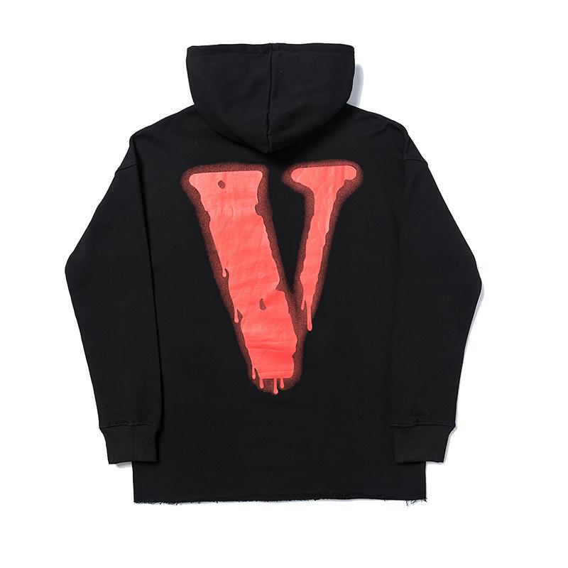 Vlone Hoodie Autumn and Winter Clothing Men and Women Street Trendy Sweater Loose plus Size Hoodie