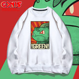 Men and Women Pokemon Pikachu Hoodie Pikachu Crew Neck Pullover Sweatshirt