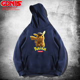 Men and Women Pokemon Pikachu Hoodie Pikachu Hooded Sweater