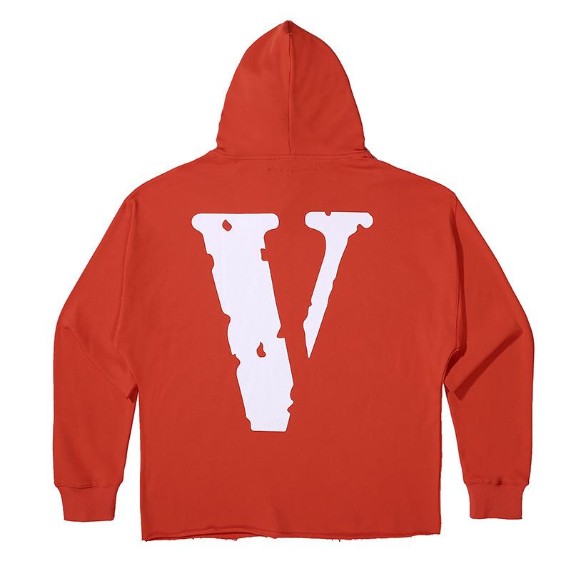 Vlone Hoodie Casual Fashionable HipHop Street Loose Hooded Sweater for Men