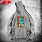 Men and Women Pokemon Pikachu Hoodie Pikachu Hooded Sweater for Men and Women