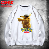 Men and Women Pokemon Pikachu Hoodie Pikachu round Neck Sweater