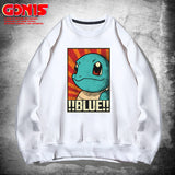 Men and Women Pokemon Pikachu Hoodie Pokémon round Neck Sweater