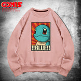 Men and Women Pokemon Pikachu Hoodie Pokémon round Neck Sweater