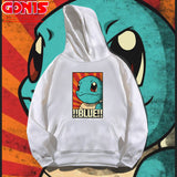 Men and Women Pokemon Pikachu Hoodie Pikachu Hooded Sweater for Men and Women