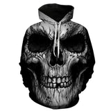 Skull Hoodie 3D Printed Hood Pocket Pullover Sweater
