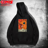 Men and Women Pokemon Pikachu Hoodie Pokémon Charmander Loose Hooded Coat