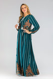 Muslim Women Stylish Kashibo Abaya Muslim Ladies Long Gown Islamic Clothing Jilbab Jalabiya Long Sleeve Fashion Dress