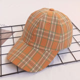 Vintage Check Baseball Cap