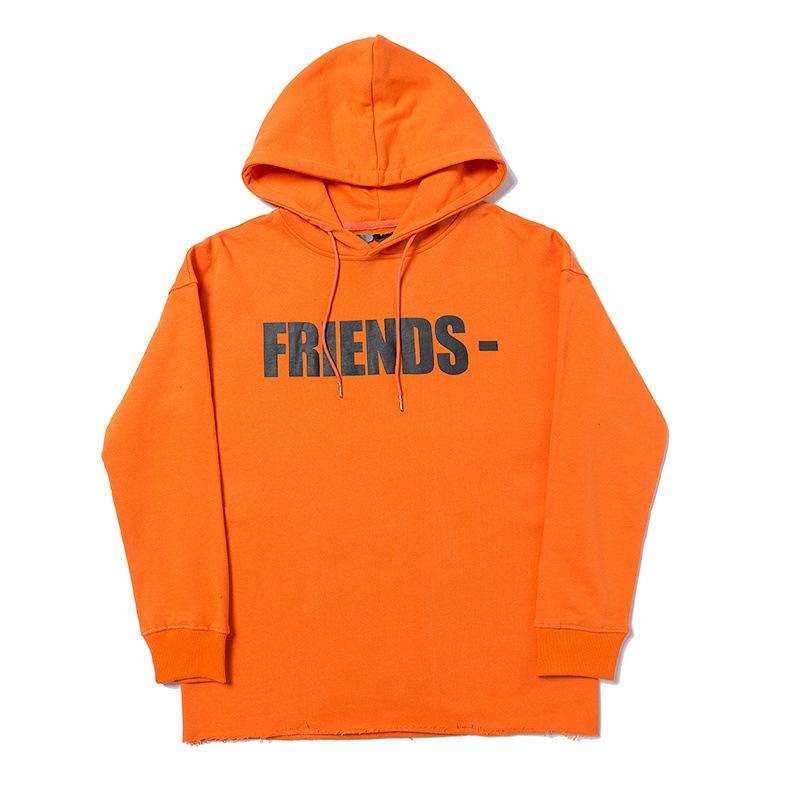 Vlone Hoodie Men's V Loose Large Size Hooded Sweater Casual Fashionable Coat
