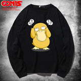 Men and Women Pokemon Pikachu Hoodie Pokémon Long Sleeve T-shirt