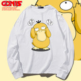 Men and Women Pokemon Pikachu Hoodie Pokémon Long Sleeve T-shirt