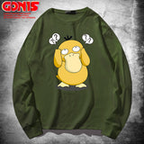 Men and Women Pokemon Pikachu Hoodie Pokémon Long Sleeve T-shirt