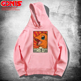 Men and Women Pokemon Pikachu Hoodie Pokémon Charmander Loose Hooded Coat