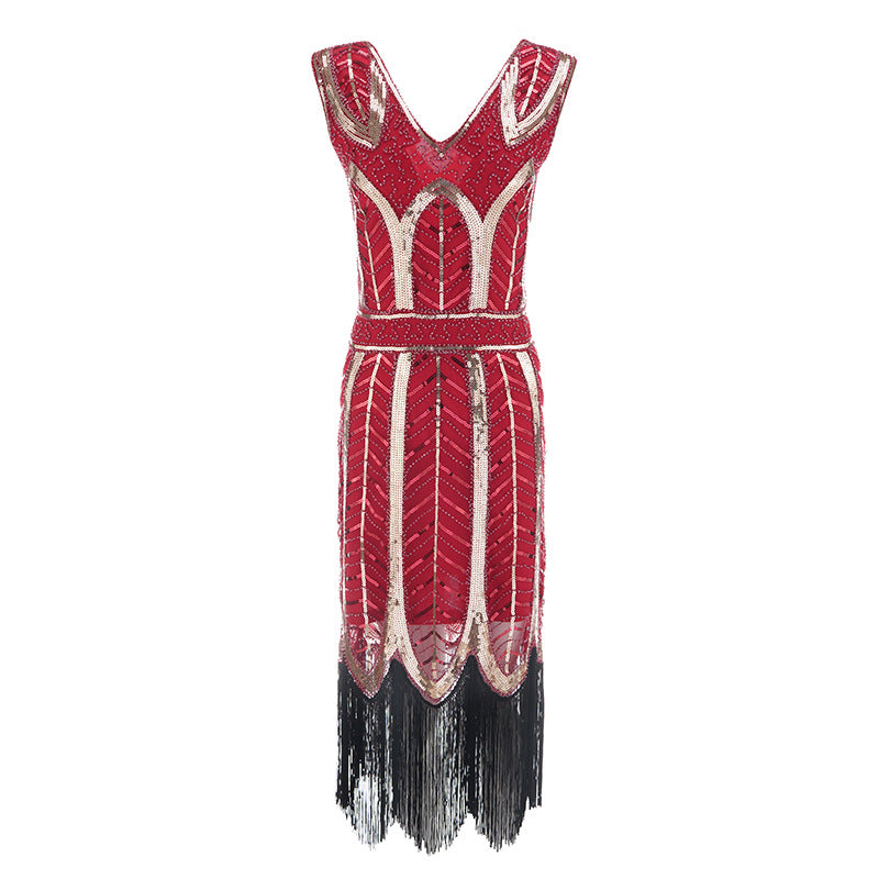 The Great Gatsby Prom Dresses Dress Sequin Bead Tassel Dress