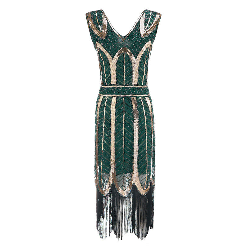 The Great Gatsby Prom Dresses Dress Sequin Bead Tassel Dress