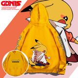Men and Women Pokemon Pikachu Hoodie Y Pikachu Hooded Sweater