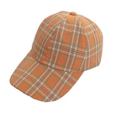 Vintage Check Baseball Cap