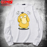 Men and Women Pokemon Pikachu Hoodie Pokémon Long Sleeve T-shirt