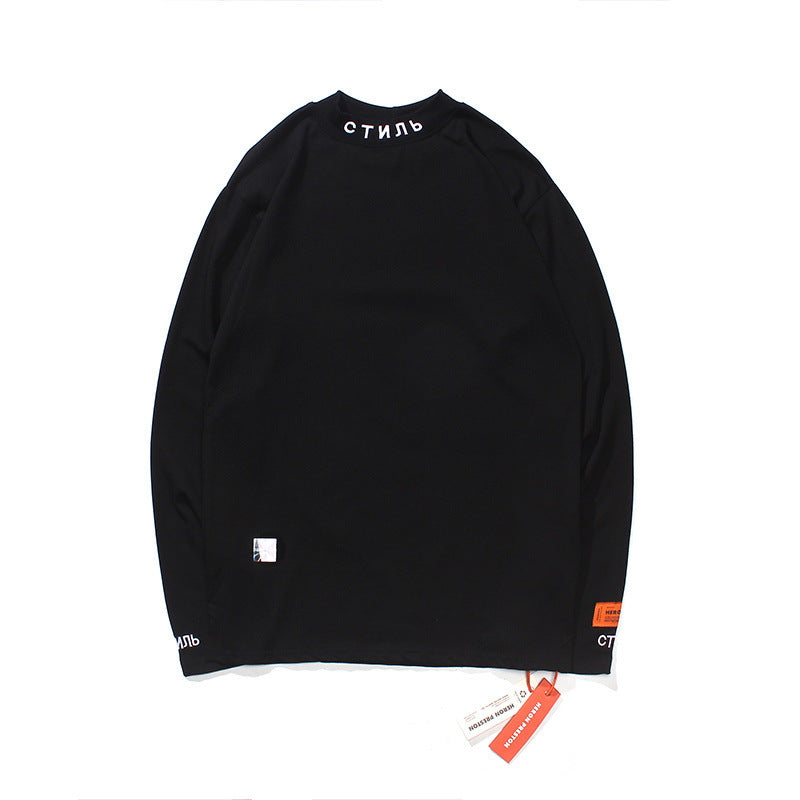 Heron Preston Sweatshirts Half Turtleneck Bottoming Shirt