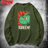 Men And Women Pokemon Pikachu Hoodie Pokémon Long Sleeve T-shirt