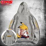 Men and Women Pokemon Pikachu Hoodie Y Pikachu Hooded Sweater