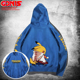 Men and Women Pokemon Pikachu Hoodie Y Pikachu Hooded Sweater