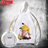 Men and Women Pokemon Pikachu Hoodie Y Pikachu Hooded Sweater