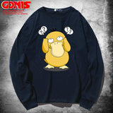 Men and Women Pokemon Pikachu Hoodie Pokémon Long Sleeve T-shirt