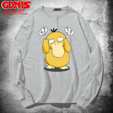 Men and Women Pokemon Pikachu Hoodie Pokémon Long Sleeve T-shirt