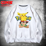 Men and Women Pokemon Pikachu Hoodie Pikachu Joint Name Sweater