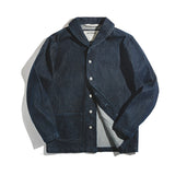 Denim Shirts Casual Blue Denim Jacket Men