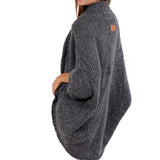 Polo Shirts Women's Mid-Length Loose Sweater
